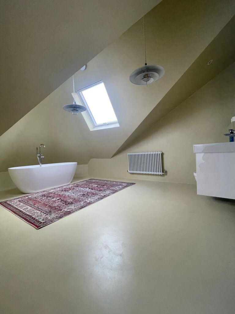 Microcement Loft Bathroom, Crouch End